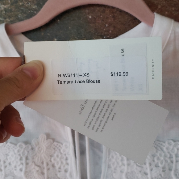 🌟 Host Pick🌟 Ripe Tamara Lace Maternity Blouse - Picture 6 of 7